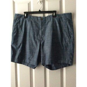 NWT, Goodfellow & Co., Mens Linden Shorts, Size 42, Flat Front, 10.5”, Blue